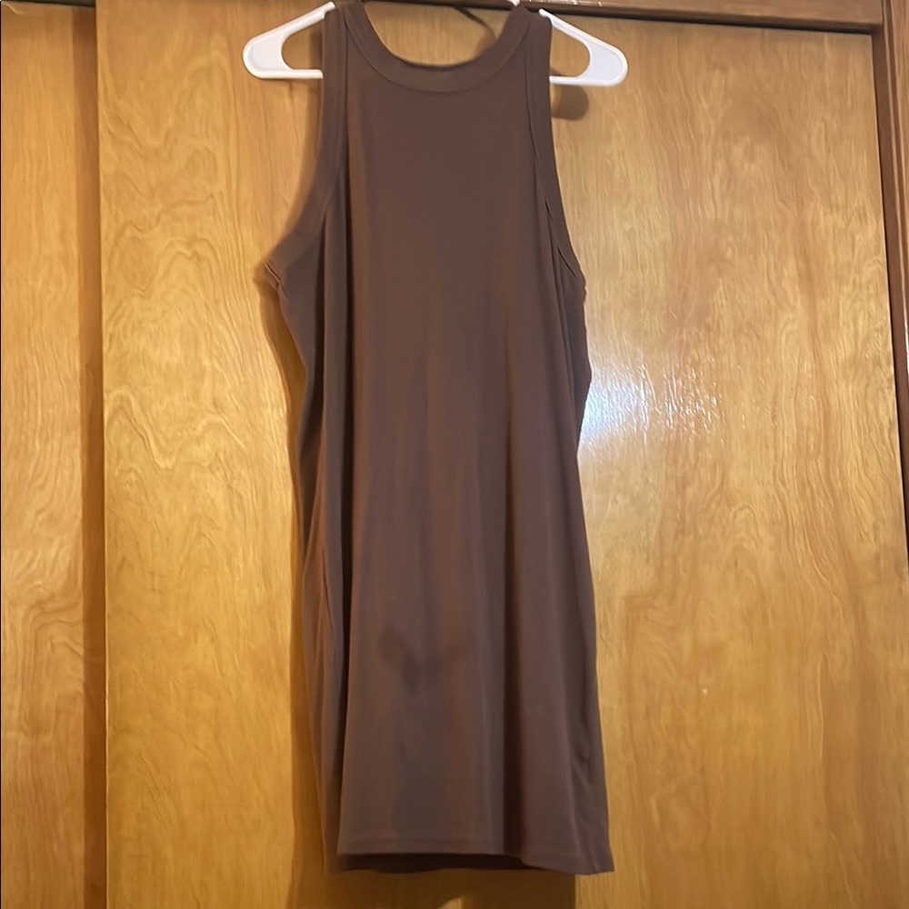 Brown Sleeveless Dress - Old Navy